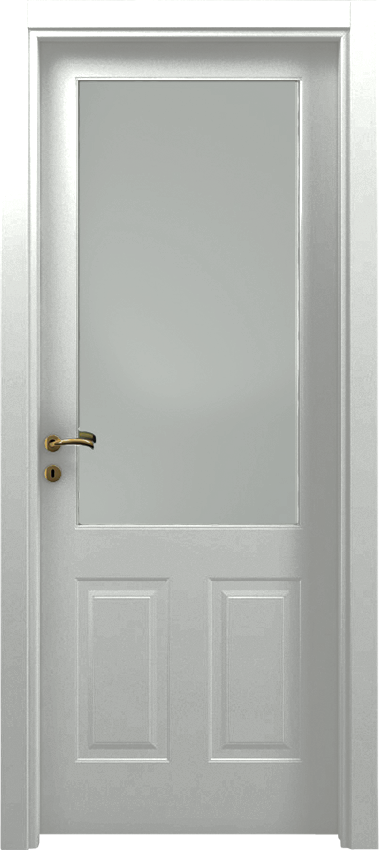 Interior swinging door CLEO 2/B/1/V, Mirabilia - Ral 7035 - Garofoli