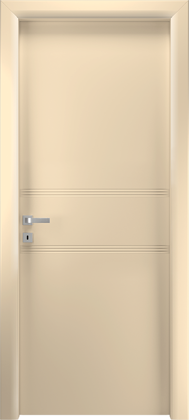 Interior swinging door DUEONDA 2/O/3/INC, Io di Garofoli - Ivory lacquered - Garofoli