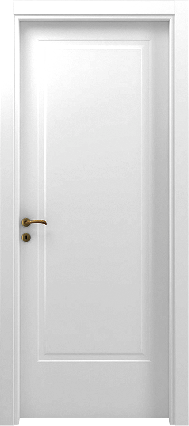 Interior swinging door CELSA 1/B, Mirabilia - White lacquered - Garofoli