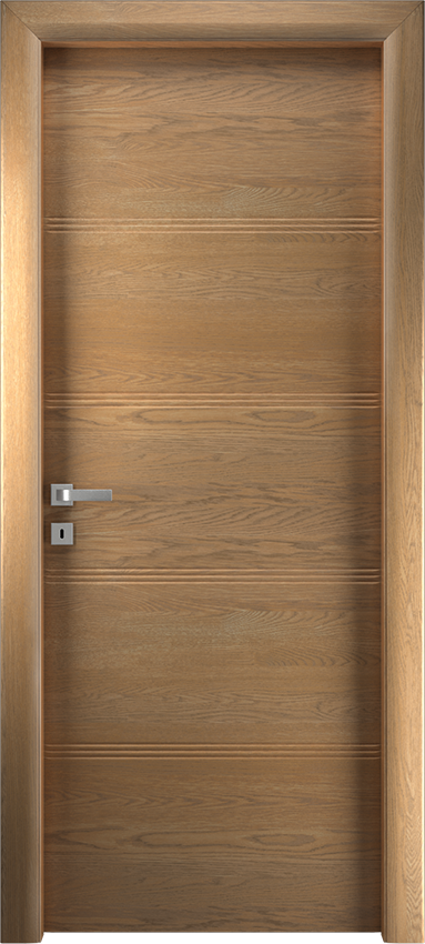 Interior swinging door QUADRONDA 4/O/3/INC, Io di Garofoli - Hot oak - Garofoli