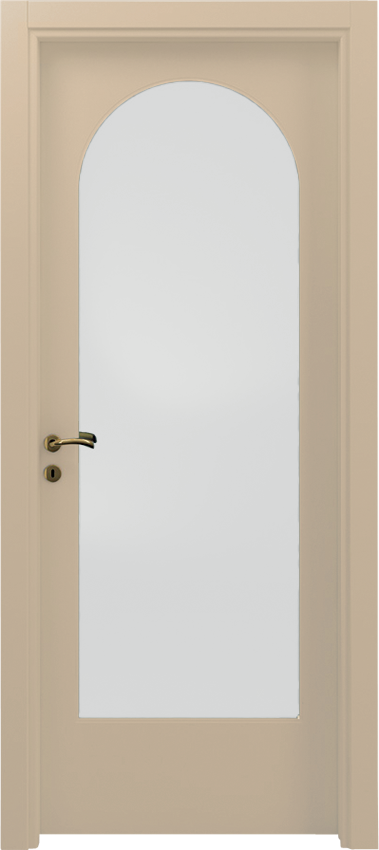 Interior swinging door NIVA 1/V/A, Mirabilia - Dove grey lacquer - Garofoli