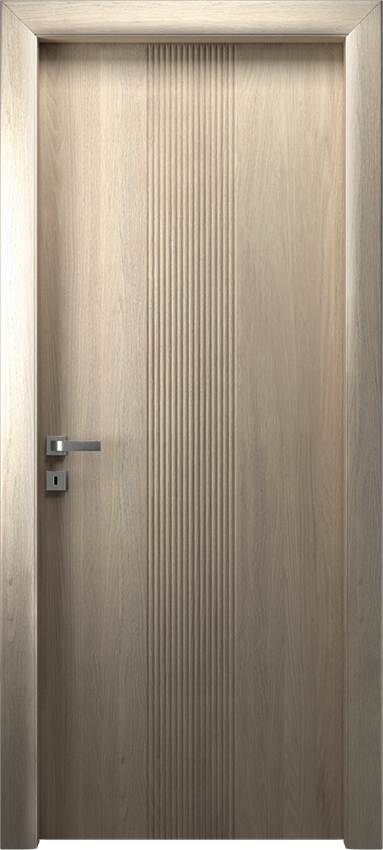 Porta da interni a battente PERONDA 1/D, Io2023 - Rovere ice - Garofoli