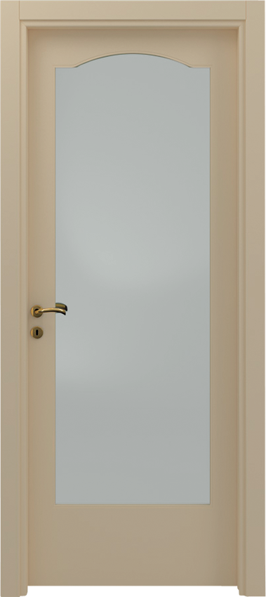 Interior swinging door QUALIA 1/V/C, Mirabilia - Ivory lacquered - Garofoli