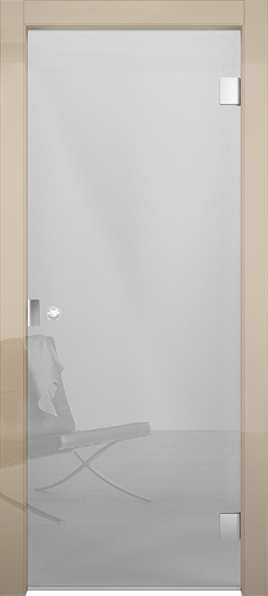 Interior swinging door MIVA 1TV 50, Milia - Glossy dove grey lacquered - Garofoli