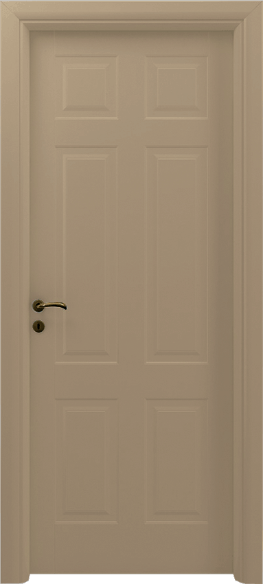 Interior swinging door ANGERA 6/B, Sublimia - Dove grey lacquered - Garofoli
