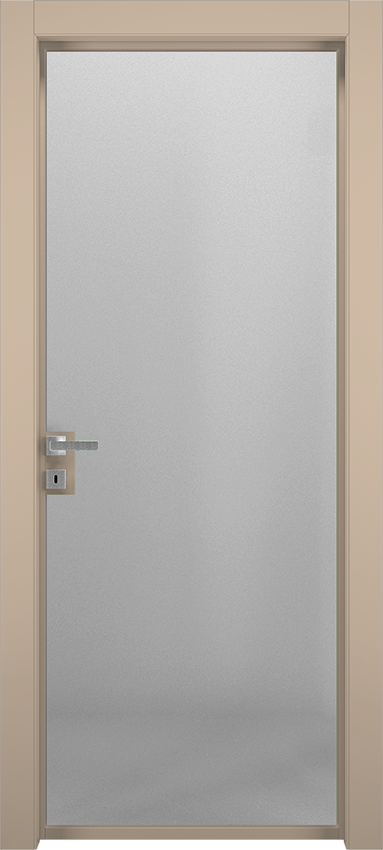 Interior swinging door IVE 1V 50, Milia - Dove grey lacquered - Garofoli