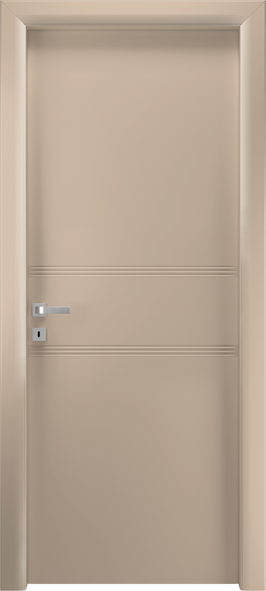 Interior swinging door DUEONDA 2/O/3/INC, Io di Garofoli - Dove grey lacquered - Garofoli