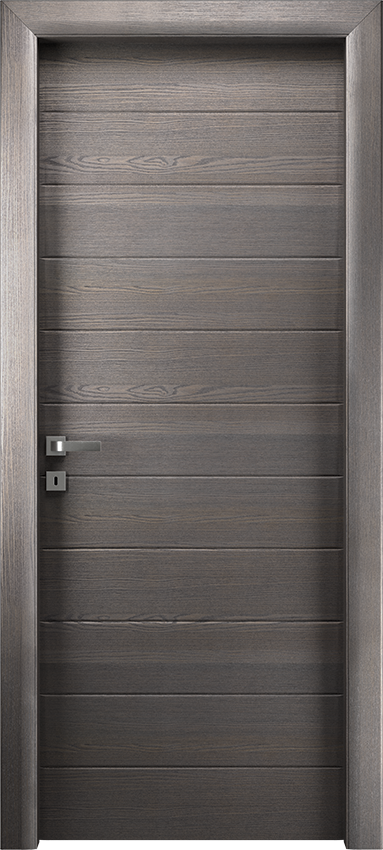 Interior swinging door DECA 10/INC, Io di Garofoli - Oak stone - Garofoli