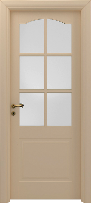 Interior swinging door GAIBANA 1/B/6/V/C, Sublimia - Ivory lacquered - Garofoli