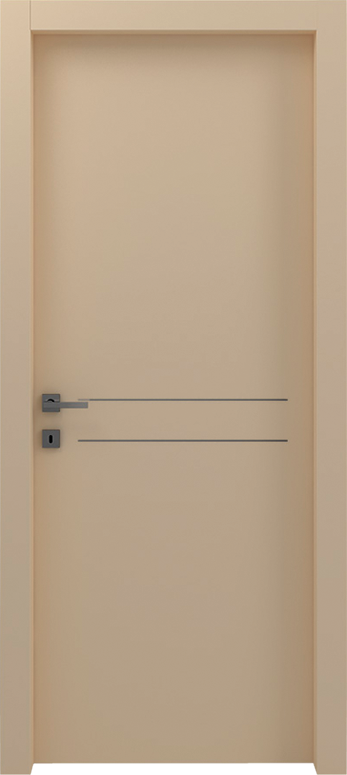 Interior swinging door DUFIA 1/L/2/F, Gdesigner - Ivory lacquered - Garofoli