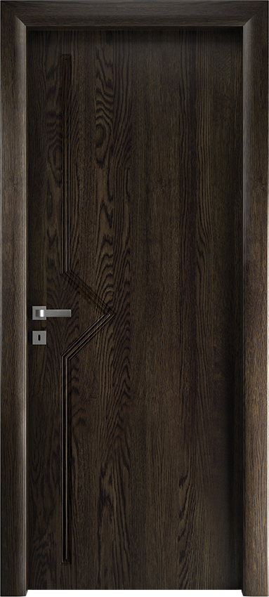 Interior swinging door DIBLA 2/P, Io di Garofoli - Oak grey - Garofoli