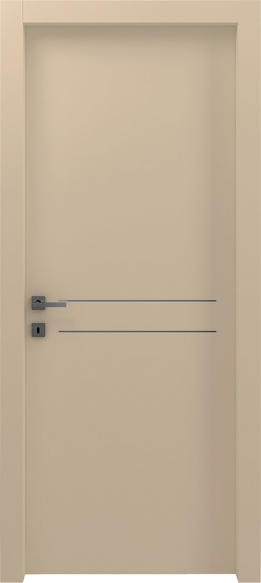 Interior swinging door DUFIA 1/L/2/F, Gdesigner - Dove grey lacquered - Garofoli