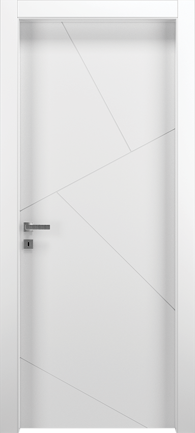 Interior swinging door PISIA 1LMS, Patio - White lacquered - Garofoli